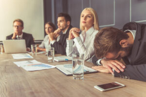 tired businessman